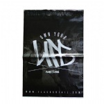 Logo custom plastic clothing packing bags for on-line shipping
