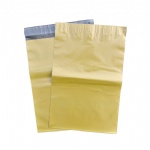 custom logo printed express recycled gold courier bags clothes shipping package envelope poly mailer gold color mailing polymailer bag