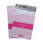 Pink Thank you 10x13 inch Poly Mailers Bags Mailing satchels Postal Bags