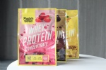 Food grade customized zipper whey protein powder plastic bag with flat bottom1