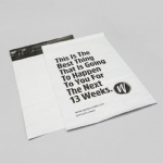 4x6in White Self-seal poly bag black white poly mailers poly bag mailing bag Postal bags