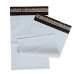 Custom logo 10x13 White Anti Static Release Poly Mailers Mailing Bags biodegradable white shipping envelopes for clothes apparel