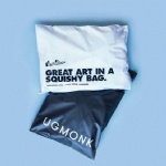 8x10in Custom white clothing packaging plastic courier mailing mailer shipping envelopes biodegradable poly bag