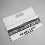Virgin pure material custom poly mailers with handle for clothing mailing bags with carrying handles