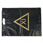 350x480 handle mailing postage bags high quality poly mailers waterproof custom poly mailing bags for t-shirts