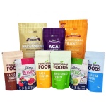 custom design printing 16oz resealable coffee packaging whey protein powder stand up pouches zipper bags for dry food packaging