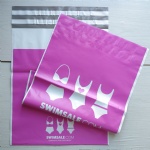 Self seal compostable Pink plastic satchel packing polybag custom print biodegradable poly mailer courier bag with pink logo