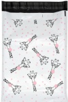 Stocks to ship 1000 giraffe poly mailers 10*13in waterproof 25*33cm giraffe mailing bags 500pcs for shipping